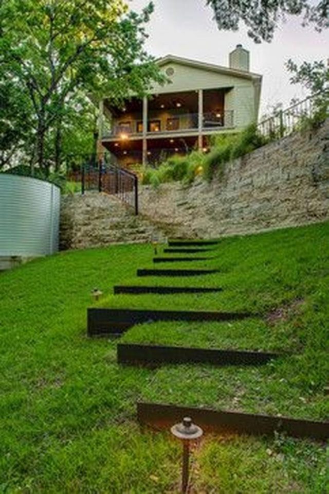 Comfy Garden Step On A Slope Design Ideas Page Of