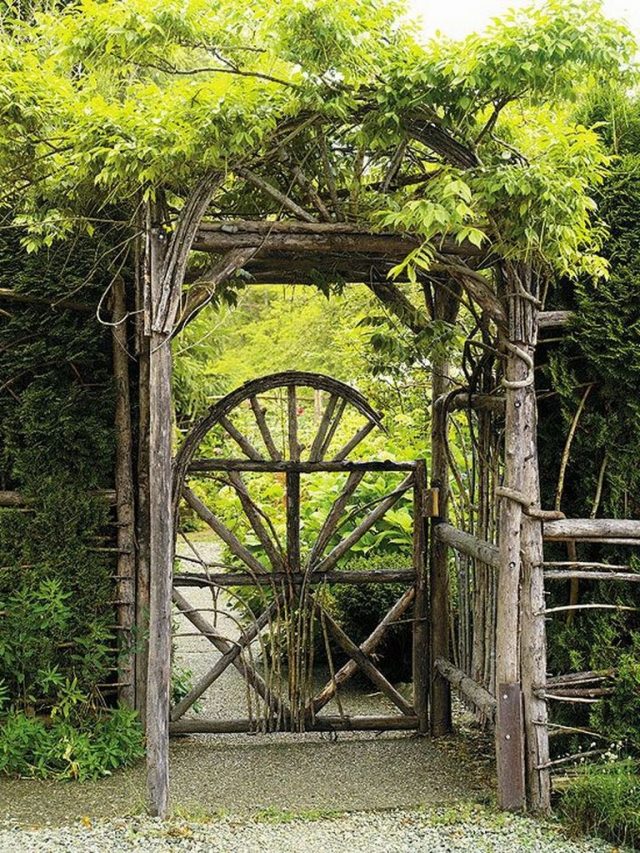 Fantastic Rustic Garden Gates Decor Ideas Page Of