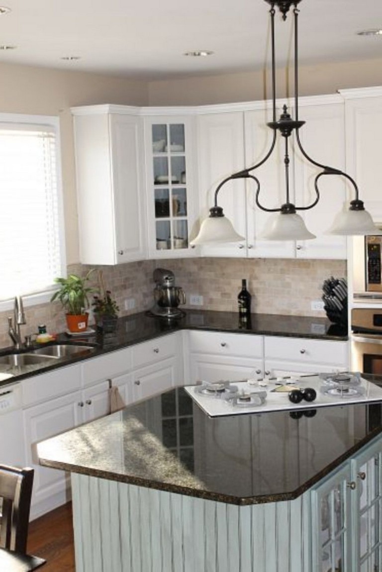 70 Stunning Kitchen Light Cabinets with Dark Countertops Design Ideas