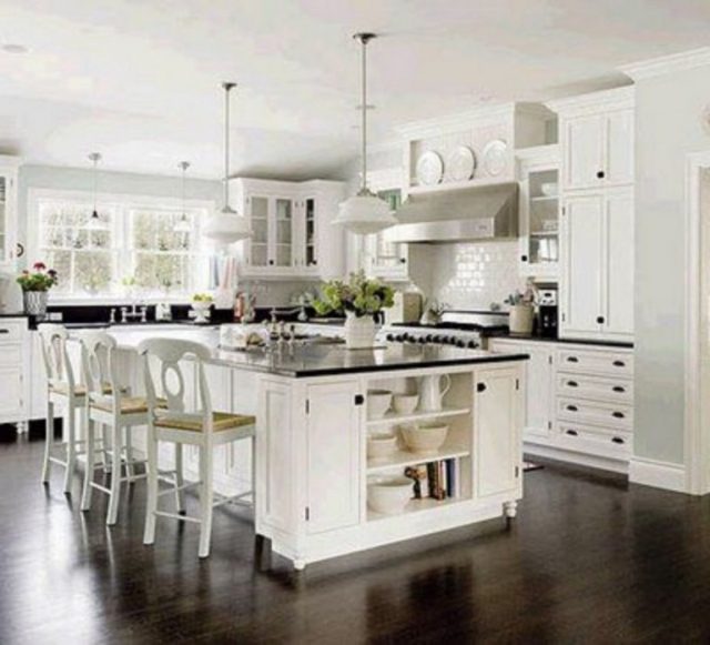 70 Stunning Kitchen Light Cabinets With Dark Countertops Design Ideas 