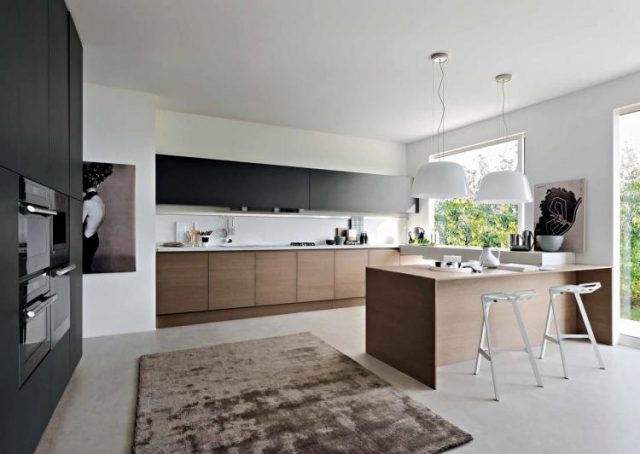 30 Rousing Black, White Wood Kitchens Ideas