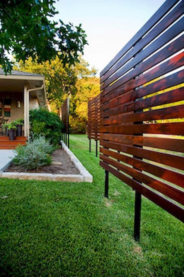85+ GREAT BACKYARD WOODEN PRIVACY FENCE DESIGN IDEAS ...