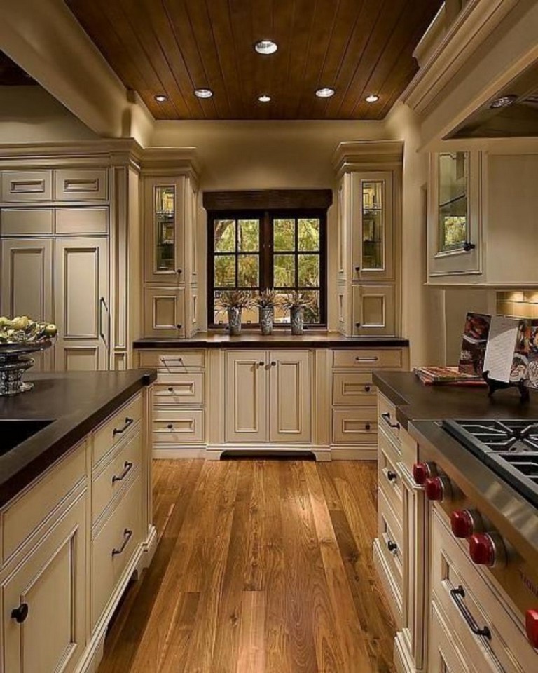 70 Stunning Kitchen Light Cabinets with Dark Countertops ...