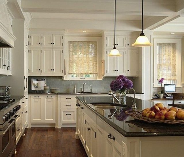 70 Stunning Kitchen Light Cabinets with Dark Countertops Design Ideas ...