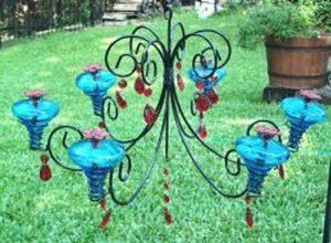 39+ Awesome DIY Chandelier Hummingbird Feeder Ideas