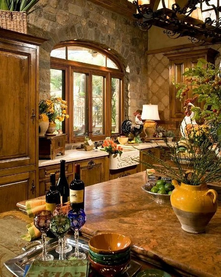 61 Magnificent Rustic Interior With Italian Tuscan Style Decorations 