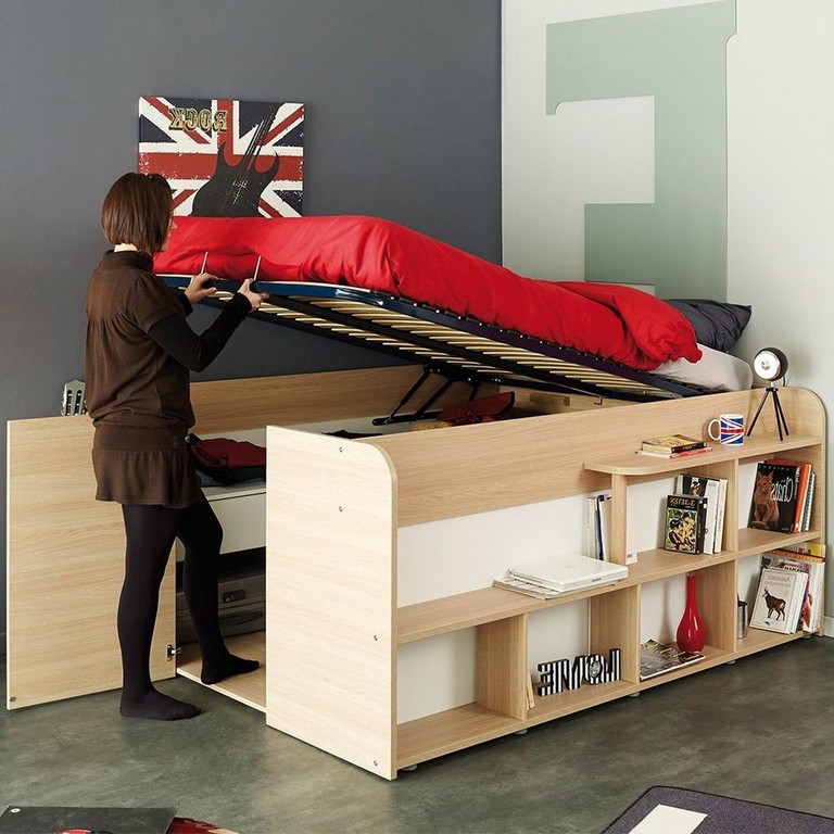 68+Inspiring Bed Storage Ideas for Small Space - Page 23 of 69