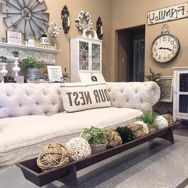 21+ Top Farmhouse Living Room Decor Ideas