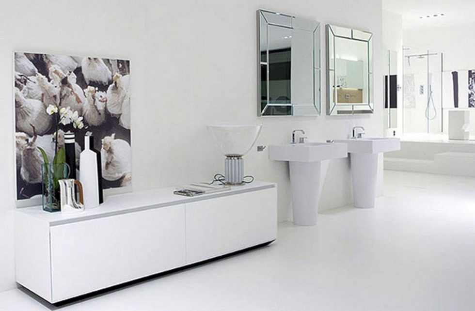 49+ Wonderful White Modern Bathroom Interior Design Ideas - Page 46 of 50