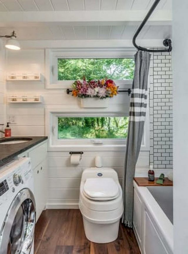 64+ Best Tiny House Bathroom Design Ideas - Page 59 of 65